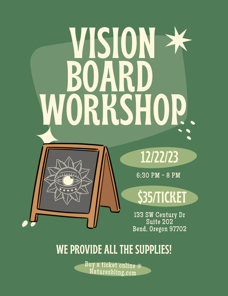 Vision Board Workshop! – Nature's Bling